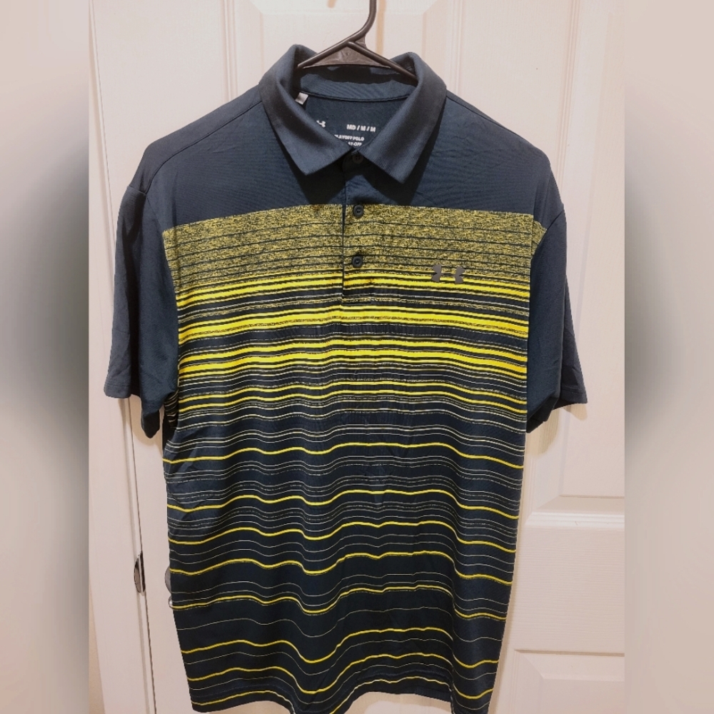 Mens Under Armour golf polo size medium